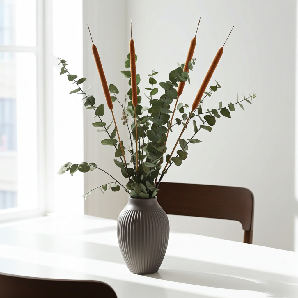 Sušený rákos Doutníky hnědé - přírodní dekorace pro rustikální a boho styl